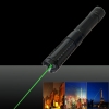 LT-0887 5mw 532nm di verde di stile del fascio di luce singolo punto luce separata Laser Pointer Pen cristallo nero