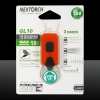NEXTORCH GL10 18lm 3 Modes Portable LED Keychain Light USB Rechargeable Flashlight Orange