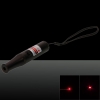 200mW 650nm rojo rayo de punto único la botella de vino en forma de kit lápiz puntero láser con batería y cargador Negro