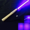 2000mW 450nm Blue Light Starry Star Style Zoomable with Laser Sword Golden