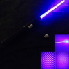 2000mW 450nm Blue Light Starry Star Style Zoomable with Laser Sword Black