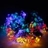 MarSwell 50 LED Colorful Light Solar Christmas Sakura Style Decorative String Light