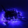 Alta calidad Decoración de Navidad 200LED impermeable cadena de luz azul clara de la energía solar LED (12M)