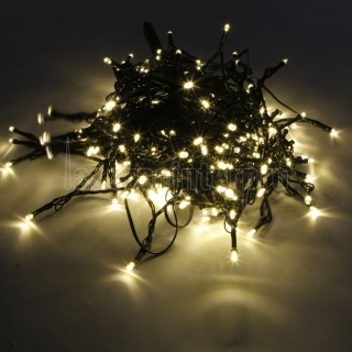 Haute Qualité 200LED étanche Décoration de Noël lumière blanche chaude Solar Power LED String (22M)