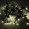 Luz de la secuencia de la energía solar de la decoración de la Navidad de la luz blanca caliente caliente 200-LED LED