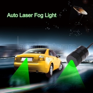 100mW 532nm Anti-Colisão do carro Fog Laser Light Green Car luz de aviso impermeável