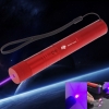 500mw 405nm céu estrelado estilo roxo ponteiro laser vermelho de alumínio à prova d'água