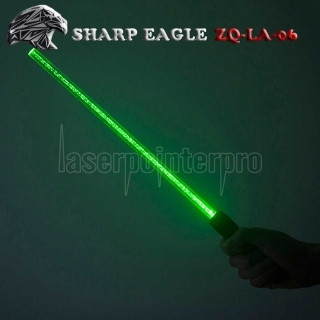 SHARP EAGLE ZQ-LA-05 500mW 532nm Sternenhimmel-Beleuchtung Muster-Grün-Licht-Aluminium-Laser-Zeiger-Zigarette & Streichholz 