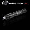 SHARP EAGLE ZQ-LA-08 200mW 532nm Starry Sky-Art-Grün-Licht-Aluminium-Laser-Zeiger-Zigarette & Streichholz Feuerzeug Black