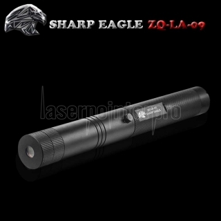 SHARP EAGLE ZQ-LA-09 3-in-1 200mW 532nm / 650nm Verde & Light Red Starry Sky Estilo de alumínio preto Laser Pointer