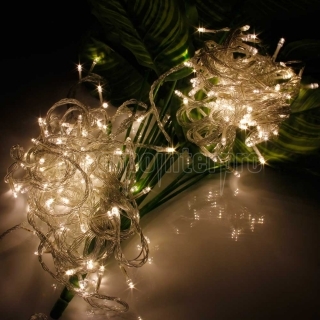 20M 200-LED Christmas Festivals Decoration 8 Working Modes Warm White Light Waterproof String Light (US Standard Plug)