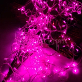 20M 200-LED Christmas Festivals Decoration 8 Working Modes Pink Light Waterproof String Light (US Standard Plug)