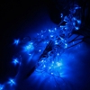 10M 100 LED Festivais de Natal Decoração de 8 modos de funcionamento azul Luz impermeável Luz String (Padrão dos EUA ficha)