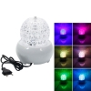 LT-W210 Weihnachtsballroom Home Decoration RGB-Licht Dreh-LED-Stadiums-Licht mit MP3-Player und Fernschalter Weiß