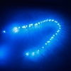 5M-50L-4.5V-3W Silver Wire Battery Powered Ordinary String Lights without Fixed Shape Blue