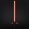 Simulation Star Wars Cross 47" Lightsaber Red Light Metal Laser Sword Black