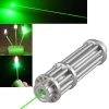 UKing ZQ-15LA 50mW 532nm Green Beam Single Point Zoomable Laser Pointer Pen Silver