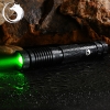 UKing ZQ-012L 3000mW 532nm feixe verde 4-Mode Zoomable Laser Pointer Pen Kit Preto
