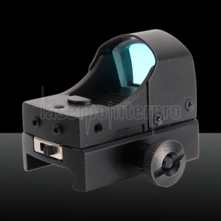 2-Mode lega ingranaggi ottica in alluminio elettro mirino laser nero