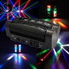 UKing ZQ-B20A 85W 8-LED 4-en-1 RGBW Luz Maestro-esclavo Control de sonido automático Etapa Luz Negro