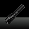 U'King ZQ-G7000A 1000LM 5 Modos Portátil Zoom Lanterna Tocha Kit com Bateria & Carregador EUA Plug Preto