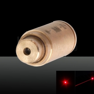 Penna laser 650Nm con puntatore laser per laser con alesaggio rosso 3 batterie LR41 Cal: 9MM colore ottone