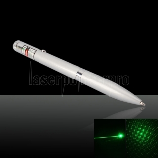 3 In 1 30mW 532nm Green Laser Pointer Pen (with one AAA battery)
