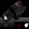 5 mW 650nm Red Laser Sight & Lanterna LED com Gun Mount (com duas baterias CR123)