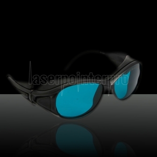 190-380&600-760nm Laser Eyes Protective Goggle Glasses Blue with Glasses Cloth