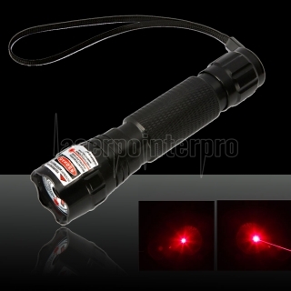 300mW 650nm Open-back Red Laser Pointer Pen Black(501B-type)