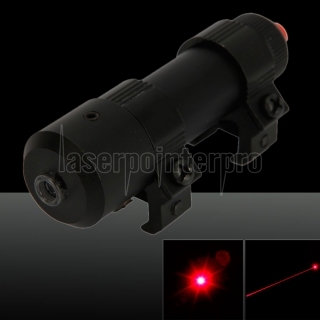 5mW 650nm Hat-forma Red Visão Laser com Gun Mount Preto
