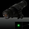 5mW 532nm Hat-shape Green Laser Sight with Gun Mount Black-ZTG07