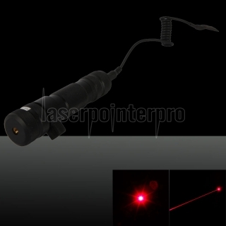 5mW 650nm Hat-forma vista rossa del laser con il supporto della pistola nero-ZT-B02