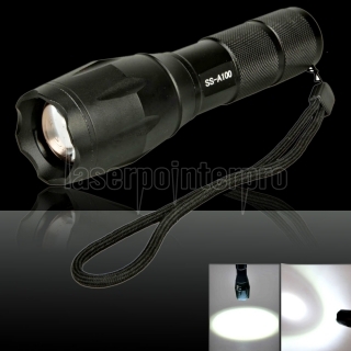 SS-A100 CREE / XM-T6 8W 950LM Modus Fokus Taschenlampe schwarz