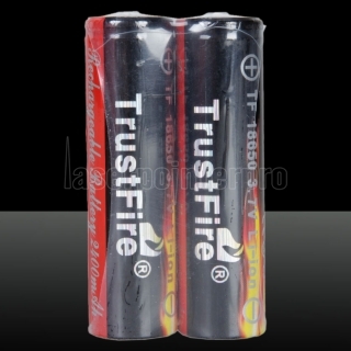 2pcs 3.7V 2400mAh 18650 Lithium Rechargeable Batteries