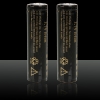 2pcs UltraFire 18650 4000mAh 3.6-4.2V PCB Protector de litio recargables Negro