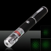 5mW 532nm Short Pen Shape Side-Button Kaleidoscopic Green Laser Pointer Pen Black