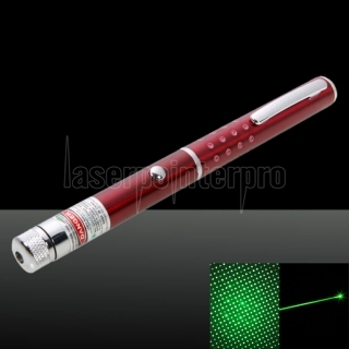 100mW Professional Gypsophila Light Pattern Green Laser Pointer Red