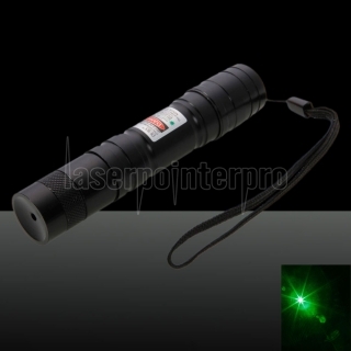 Terno verde do ponteiro do laser 200mW profissional com bateria 16340 & carregador (2010)