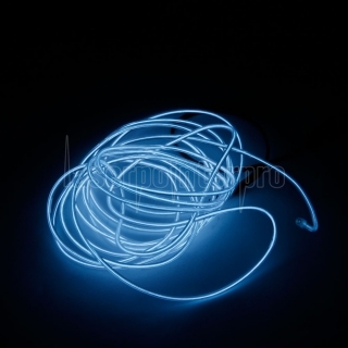 DY LED Lampe 3m 2-3mm Steel Wire Rope LED-Streifen mit Controller Weiß