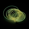 LED flexível lâmpada 3m 2-3mm Steel Wire Rope LED Strip com controle Amarelo