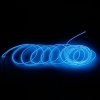 LED flexível lâmpada 3m 2-3mm Steel Wire Rope LED Strip com controle Azul