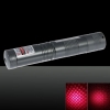 Motif 5mW Starry Red Light Pointeur Laser Pen avec 16340 Batterie Silver Grey