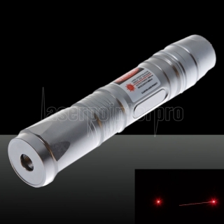 5mW Dot Pattern Red Light ACC Schaltkreis Laserpointer Silber