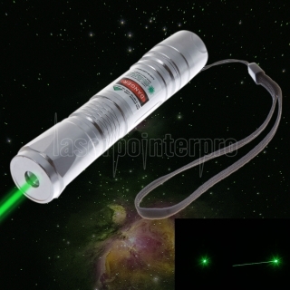 Stylo pointeur laser à lumière verte, motif points 500mW, circuit imprimé argent
