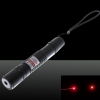 300mW Extension-Type Foco Red Dot Pattern Facula Laser Pointer Pen com 18.650 Prata Bateria Recarregável