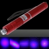 2000MW Foco Starry Padrão Azul Pure Luz Laser Pointer Pen com 18.650 bateria recarregável Red
