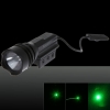 1MW 532nm mira laser e lanterna Combo Preto