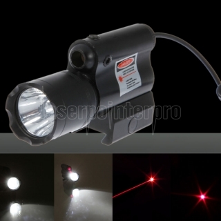 10 MW-LED-Taschenlampe und Fernlicht Rot-Laser-Bereich-Gruppe