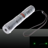 Argent Motif Dot 100mW Green Light ACC Circuit stylo pointeur laser